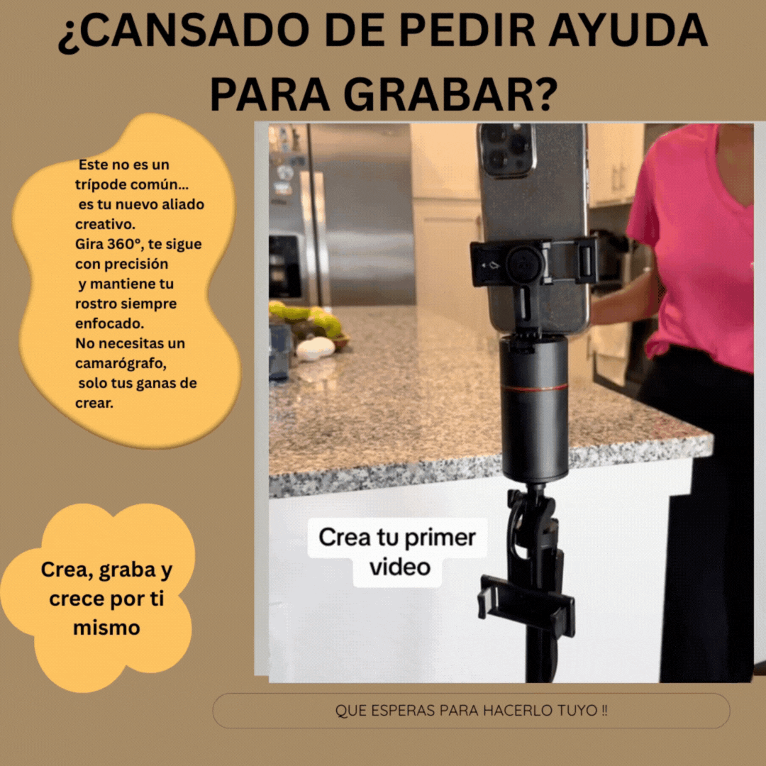 El trípode inteligente que todos los creadores están buscando