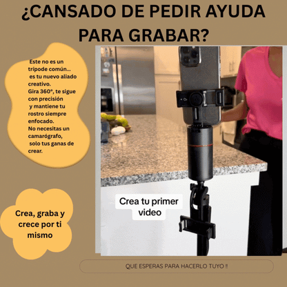 El trípode inteligente que todos los creadores están buscando