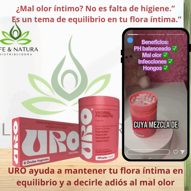 Manten tu Zona V en armonia con URO PROBIOTIC