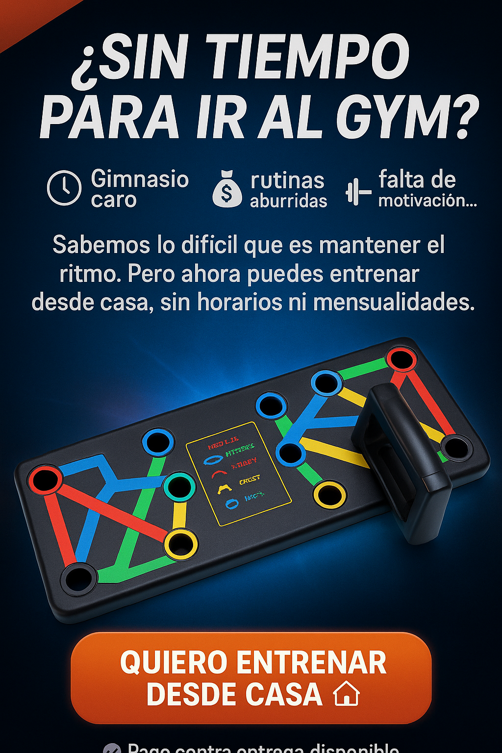 ¡Entrena donde quieras, cuando quieras!