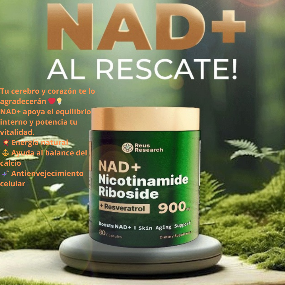 NAD+ Aliado para una mente despierta, un corazón fuerte, vida activa.