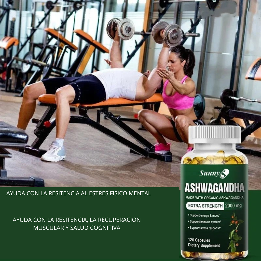 Ashwagandha: el Adaptogeno natural que te ayuda a equilibrar cuerpo y mente, reducir el estrés,  recuperar tu energía   energía,  100% natural