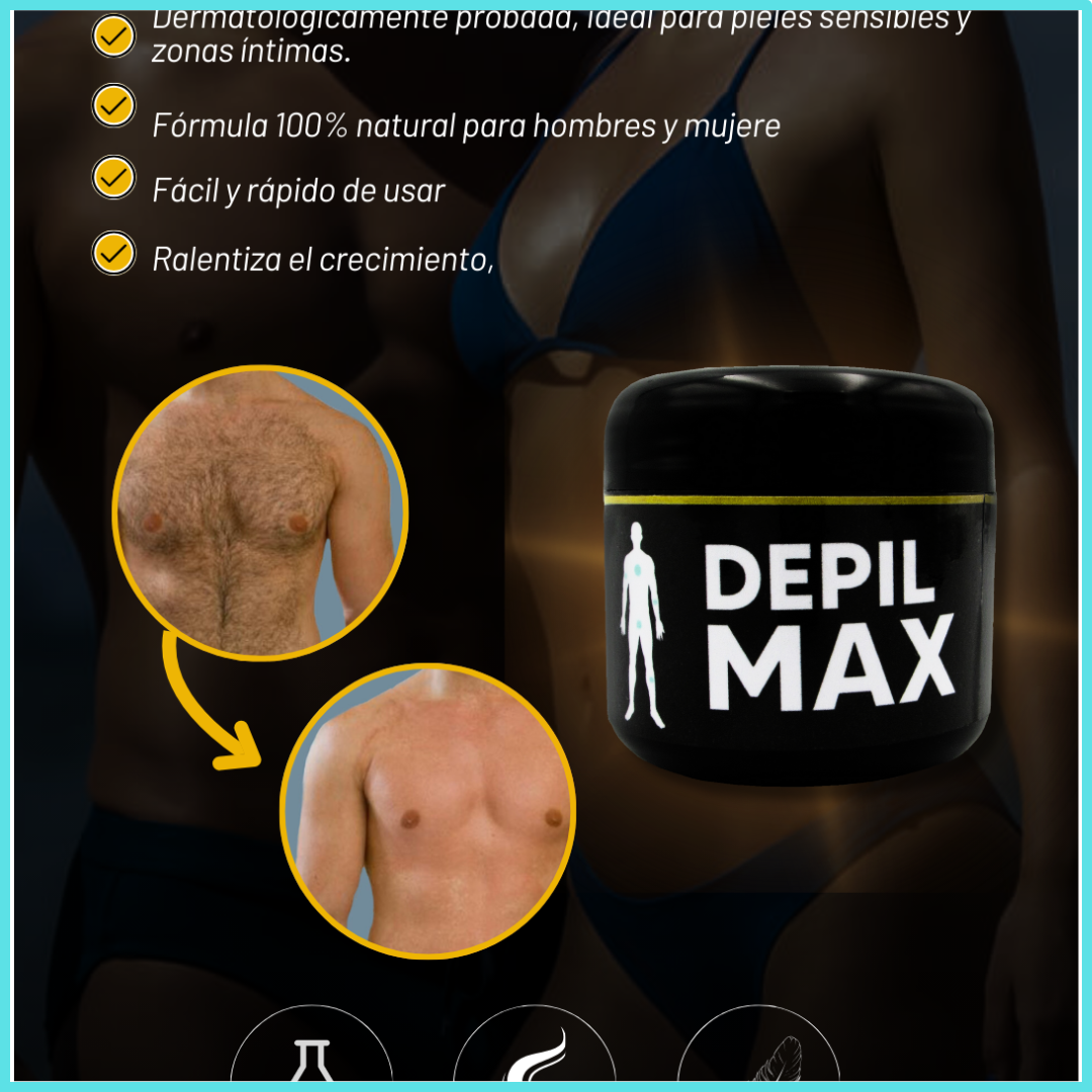 DEPILMAX, CREMA DEPILADORA PARA EL Y PARA ELLA.❤👌🎁