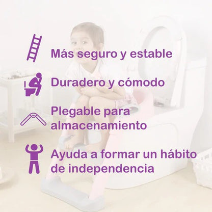 Asiento de entrenamiento para bebe 2 en 1, 💧