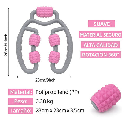 Rodillo masajeador 360° Anticelulitis