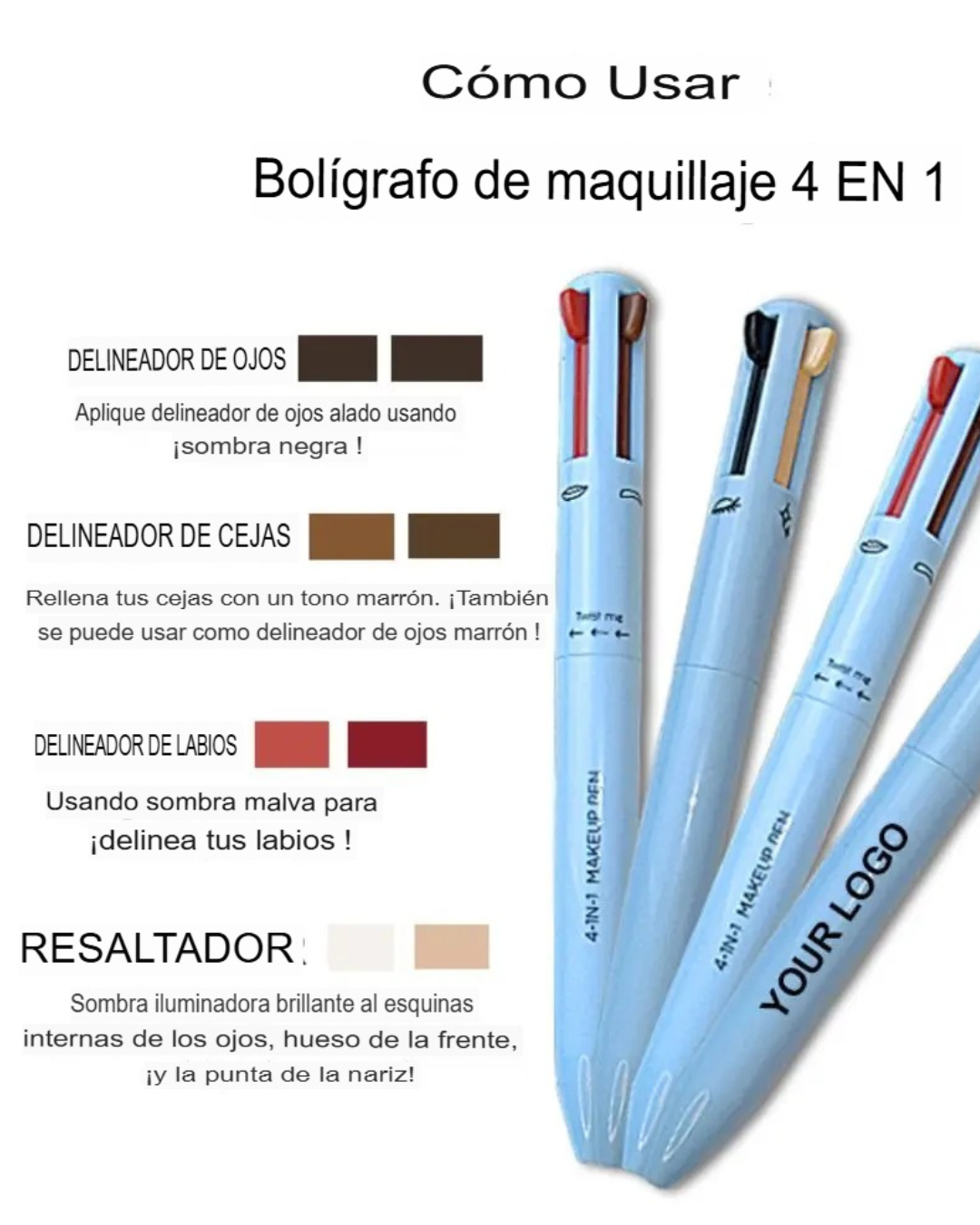 Maquillador 4 en 1 es tu varita secreta